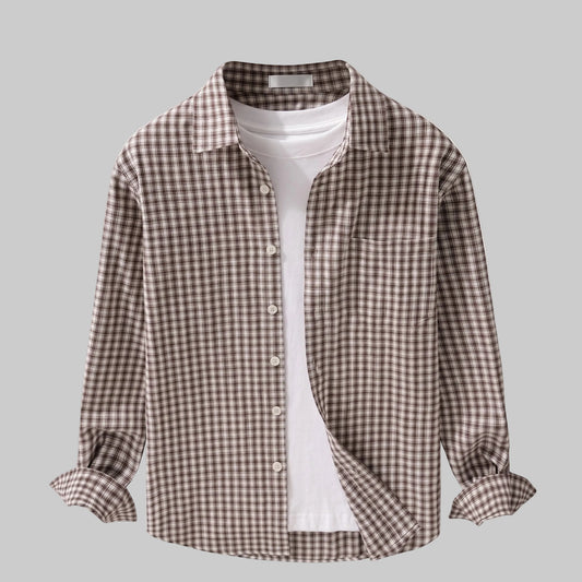 CAMISA RELAXED FIT CUADROS
