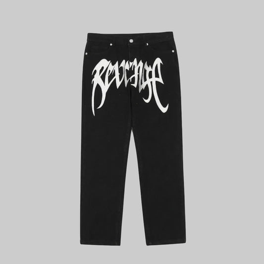 DENIM JEANS PRINTED